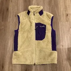 Columbia コロンビア　ボアフリースベスト　紫