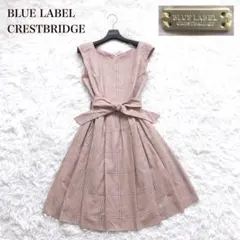 ✨定価3.4万円♡可愛い✨ブルーレーベルクレストブリッジ　ワンピース　金プレート