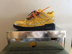 新品未使用 キッズ ラバー ダンク ナイキ×オフホワイト　19cm NIKE ナイキ×オフホワイト エアラバーダンク キッズシューズ