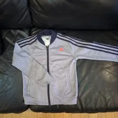 adidas ジャージ 130サイズ グレー/オレンジ