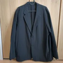 XL GU ナイロンストレッチジャケット ブラック