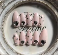 ネイル　チップ　量産型　地雷　くま　ゆめかわ　ジャニ　ヲタ　盛り　推し