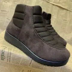 新品★レディース★22.5cm★裏ボア 撥水 ナイロンブーツ 茶色 6484