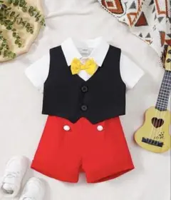SHEIN 子供用 セットアップ　ミッキーマウス コスプレ