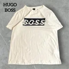 HUGO BOSS ロゴ　プリント　ホワイト　Tシャツ 大谷翔平のサムネイル