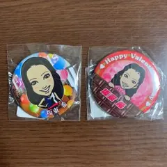 坂東希缶バッジ2点セット