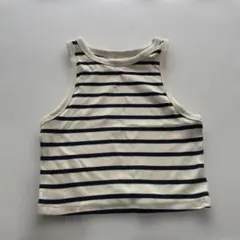 H&M ストライプ タンクトップ S