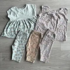 ユニクロ　ポール&ジョー　女の子トップスパンツまとめ売り　80cm
