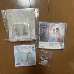 一番くじディズニープリンセス ミニキャンバスボードほか シンデレラセット