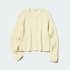 UNIQLO ユニクロ ウォッシャブルニットリブカーディガン