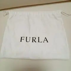 FURLA 収納袋  巾着袋 ホワイト