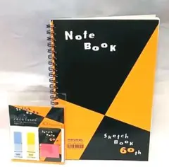 maruman Sketch Book 60th ノートブック、付箋セットのサムネイル