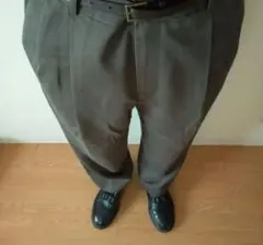 DOCKERS premium オリーブ チノパン ウエスト平置き42のサムネイル
