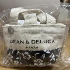 DEAN & DELUCA ミニトートバックチェーン ホワイト/ブラック