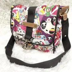 希少 tokidoki 賑やかプリントカラフルメッセンジャーバッグ　y2kのサムネイル