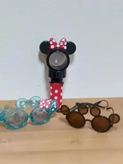 【ディズニー】羽根なしタイプハンディファン＆サングラス2点セット