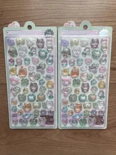 【正規品】ボンボンドロップシール ねこねこボンボン オリジナル 2枚セット