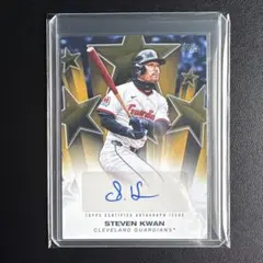 大活躍 Steven Kwan 直筆サイン MLB auto - メルカリ