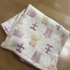 Swimwear クマ柄ブランケット 約70cm