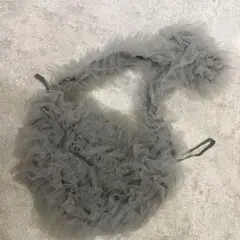LAKOLE チュール ショルダーバッグ グレー