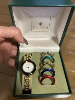 GUCCI レディース　チェンジベゼル腕時計