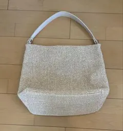 ⭐︎新品未使用⭐︎russet 編み素材 ナイロンワンショルダーバッグのサムネイル