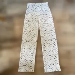 レギンス　ホワイト/ブラック ドット柄のサムネイル