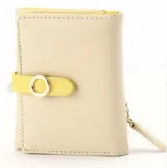 モノコムサ 三つ折り財布 ミニ財布 革財布 定価8.800円のサムネイル
