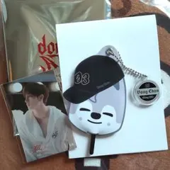 straykidsウルフチャン ミニうちわキーホルダー