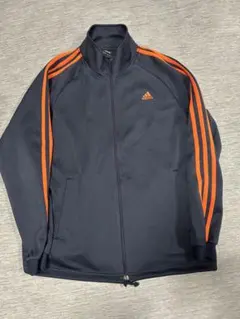 00s90s adidasトラックジャケットネイビー/オレンジ