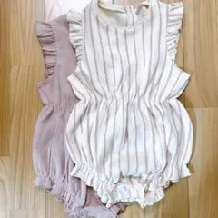 NEXT baby 12-18m/86cmフリル付きロンパース2枚組