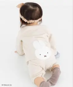 【完売品】miffy ベージュロンパース