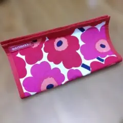marimekko 花柄 ティッシュボックスカバー