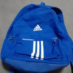 adidas 青 バックパック 3本ライン