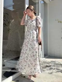 【新品】SNIDEL スナイデル レーヨンカシュクールワンピース