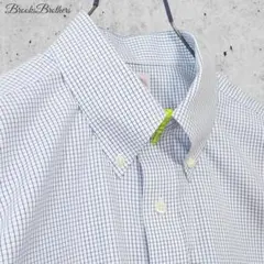 ​【美品】ブルックスブラザーズ ブロード グラフチェックシャツ BDシャツ XL