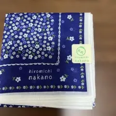 新品！hiromichi nakano 刺繍花柄ハンカチです♪のサムネイル