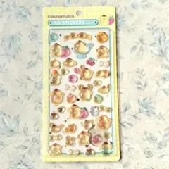 ボンボンドロップシール　3Dステッカーシール サンリオ　ポムポムプリン