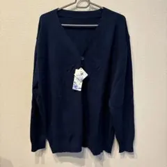 新品未使用❤️EASTEMPO ニットカーディガン ネイビー 3XL