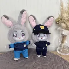 トップトイ　TOPTOY ズートピア　ぬいぐるみキーホルダー　ジュディ２点セットのサムネイル