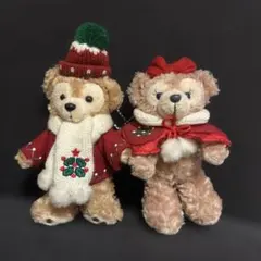 ダッフィー シェリーメイ ぬいぐるみバッジ 2体セット