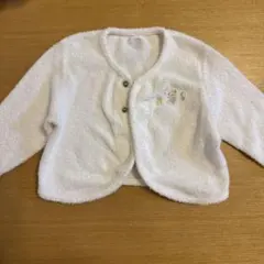 ファミリア白　Babygro ホワイトカーディガン 70~85cm
