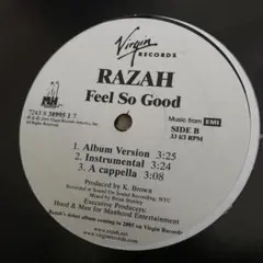 RAZAH Feel So Good 12インチシングル