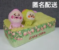 こびとづかん　ジオラマ ティッシュケース　①　カクレモモジリ　スモモノウチ