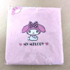 マイメロディ もこもこスクエアポーチ