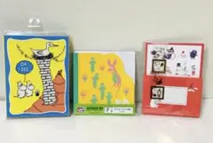 ムーミン　文具　パタパタメモ　ミニレターセット　ダイカットメモ　新品　リトルミイ