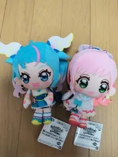 コロっとまんまるプリフェイス　ぬいぐるみ　2体セット