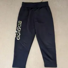 adidas 迷彩ロゴ ネイビージャージ　120