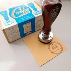 アメリカ ヴィンテージ ウッドスタンプ タイムスタンプ 01242