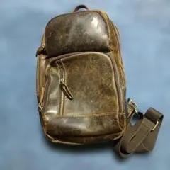 合皮大容量ショルダーバッグ　6way 多機能